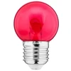 Thorgeon Lemputė LED E27, 230V, 1W, G45, 10lm, raudona, FILAMENT U, PC skaidri