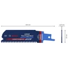 Bosch 1 Pjūklelis S555CHC Thick Tough Metal