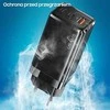 USAMS Laidinis įkroviklis MT 2xUSB-C + USB GaN 65W T33 PD (only head) Fast Charging baltos spalvos CC110TC02 (US-CC)
