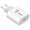 Tinklo įkroviklis T-PHOX ISPEED 20W baltos spalvos (EU PLUG)