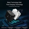 Tinklo įkroviklis T-PHOX MEGA T-PP09 GAN PD 65W USB/USB-C juodos spalvos
