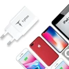 SIENINIS ĮKROVIKLIS T-PHOX MINI-EU LIGHTNING Baltas 1.2M 2.4A