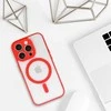 Topt Acrylic Color Magsafe dėklas skirtas Apple iPhone 15 Plus raudonos spalvos