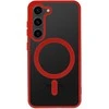 Topt Acrylic Color Magsafe Dėklas skirtas Samsung Galaxy S25 Edge raudonso spalvos