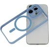 Topt Acrylic Color Magsafe dėklas skirtas Apple iPhone 16 Pro Max light mėlynos spalvos