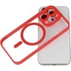 Topt Acrylic Color Magsafe dėklas skirtas Apple iPhone 16 Pro raudonos spalvos
