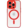 Topt Acrylic Color Magsafe dėklas skirtas Apple iPhone 13 Pro raudonos spalvos