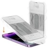 Topt Apsauginis stiklas Full Glue Easy-Stick Box skirtas Apple iPhone 15 Pro Juodas