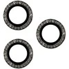 Toptel Topt Apsauginis stiklas HARD DIAMOND skirtas kamerai (LENS) skirtas Apple iPhone 17 Pro/17 Pro Max juodas (objektyvui 3 vnt)