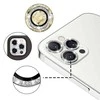 Toptel Topt Apsauginis stiklas HARD DIAMOND skirtas kamerai (lešiui) Apple iPhone 16 Pro/16 Pro Max sidabrinis (3 vnt)