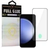 Topt Apsauginis stiklas HARD Full Glue 5D skirtas Samsung Galaxy S23 Juodas (with fingerprint unlock)