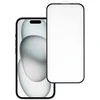 Topt Apsauginis stiklas HARD Full Glue 5D skirtas Apple iPhone 15 Juodas