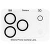 Fusion Accessories Topt Apsauginis stiklas HARD SILK PRINT telefonui (LENS) skirtas Apple iPhone 17 Pro Max (wyspa)