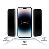 iLike Topt Apsauginis stiklas Privacy Glass skirtas Samsung Galaxy S23 Ultra Juodas
