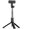 Fusion Accessories Topt Asmenukių lazda MINI – su atjungiamu bluetooth nuotoliniu valdymu ir trikoju – P40L juodos spalvos