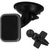 Oem Topt automobilinis laikiklis – TXR – MAGNETIC / 2 mounts: on the glass and air vent / with a pilkas frame