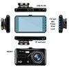 Oem Topt Automobilinis vaizdo registratorius DVR-03 4,0 coliai + galinio vaizdo kamera
