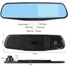 Oem Topt Automobilinis vaizdo registratorius DVR-01 veidrodis 4,0 coliai + galinio vaizdo kamera