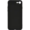 Riposo Dėklas „Matinis'' įvairiems telefonų modeliams, juodas IPHONE 7/8/SE(2020)