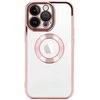 Topt Beauty skaidrus dėklas skirtas Apple iPhone 12 Pro rožinės spalvos