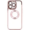 Topt Beauty skaidrus dėklas skirtas Apple iPhone 12 Pro Max rožinės spalvos