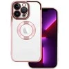 Topt Beauty skaidrus dėklas skirtas Apple iPhone 13 Pro rožinės spalvos