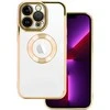 Topt Beauty skaidrus dėklas skirtas Apple iPhone 14 Pro aukso spalvos