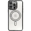 Dėklas Oem Bling Magsafe Case for Iphone 15 juodas