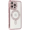 Topt Bling Magsafe dėklas skirtas Apple iPhone 14 Pro rožinės spalvos