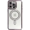 Topt Bling Magsafe Dėklas skirtas Apple iPhone 17 Air violetinės spalvos