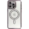 Fusion Accessories Topt Bling Magsafe dėklas skirtas Apple iPhone 16 Pro violetinės spalvos