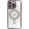 Topt Bling Magsafe Dėklas skirtas Apple iPhone 17 Pro violetinės spalvos