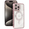 Dėklas Oem Bling Magsafe Case for Iphone 15 pink