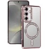 Fusion Accessories Topt Bling Magsafe dėklas skirtas Samsung Galaxy S25 Ultra rožinės spalvos