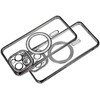 Topt Bling Magsafe dėklas skirtas Samsung Galaxy S25 juodos spalvos