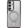Topt Bling Magsafe dėklas skirtas Samsung Galaxy S25 juodos spalvos