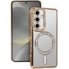 Topt Bling Magsafe Dėklas skirtas Samsung Galaxy A26 5G aukso spalvos