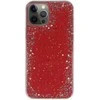 Topt Brilliant skaidrus dėklas skirtas Apple iPhone 12 Pro Max raudonos spalvos