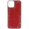 Topt Brilliant skaidrus dėklas skirtas Apple iPhone 12 Pro Max raudonos spalvos