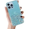 Topt Brilliant skaidrus dėklas skirtas Apple iPhone 13 Pro mėlynos spalvos