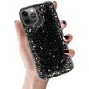 Topt Brilliant skaidrus dėklas skirtas Apple iPhone 12 Pro Max juodos spalvos