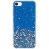 Topt Brilliant skaidrus dėklas skirtas Apple iPhone 7 / 8 / SE 2020/SE 2022 mėlynos spalvos
