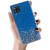 Topt Brilliant skaidrus dėklas skirtas Samsung Galaxy A42 5G mėlynos spalvos