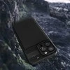 Topt Camera Protected dėklas skirtas Apple iPhone 15 juodos spalvos