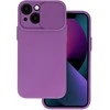 Topt Camshield Soft dėklas skirtas Apple iPhone 16 Pro Max violetinės spalvos
