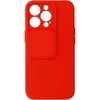 Topt Camshield Soft dėklas skirtas Apple iPhone 13 Pro Raudona