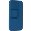Topt Camshield Soft dėklas skirtas Apple iPhone 13 Pro Max mėlynos spalvos
