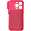 Topt Camshield Soft dėklas skirtas Apple iPhone 15 Pro Max rožinės spalvos