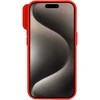 Topt Camshield Soft dėklas skirtas Apple iPhone 15 Pro Raudona