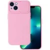 Topt Camshield Soft dėklas skirtas Apple iPhone 13 Light rožinės spalvos
